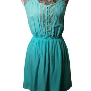 Turquiose mini dress